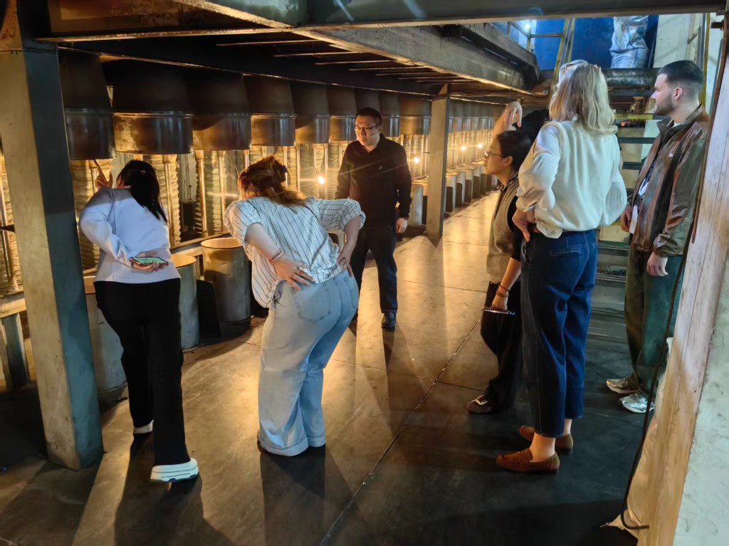 Earth Protex team touring an industrial textile facility